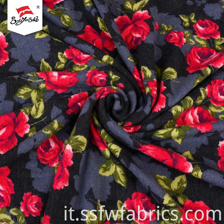 Fashion Flower Print Fabric